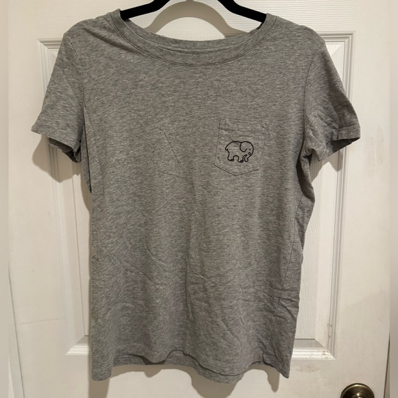 Ivory Ella Soccer Shirt, Medium Short Sleeve Shirt, Elephant Playing Soccer - Picture 2 of 13